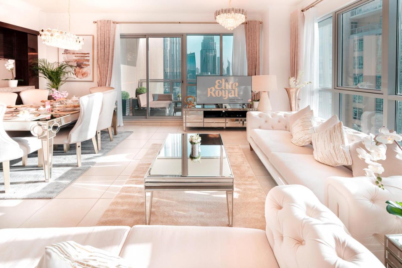 Elite Royal Apartment - Full Burj Khalifa & Fountain View - Ruby Dubai Ngoại thất bức ảnh