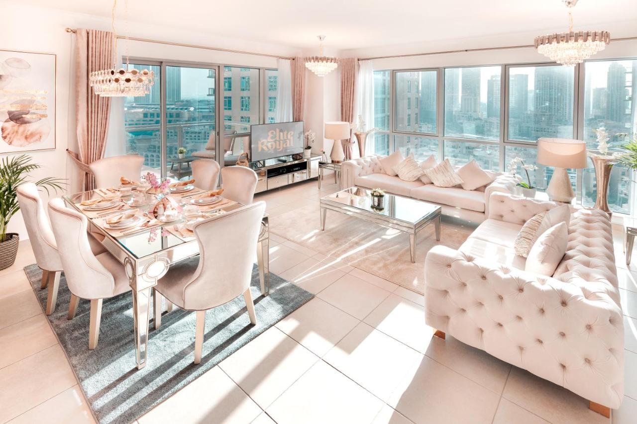 Elite Royal Apartment - Full Burj Khalifa & Fountain View - Ruby Dubai Ngoại thất bức ảnh